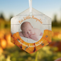 Fall Newborn Photo Baby Our Little Pumpkin Cute