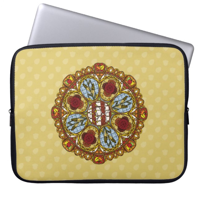 Fall Nouveau Laptop Sleeve (Front)