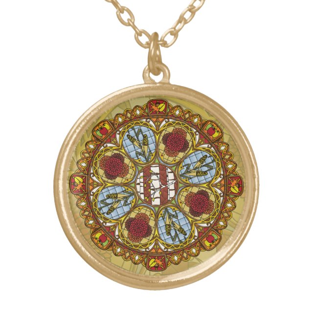 Fall Nouveau Necklace (Front)