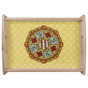 Fall Nouveau Serving Tray