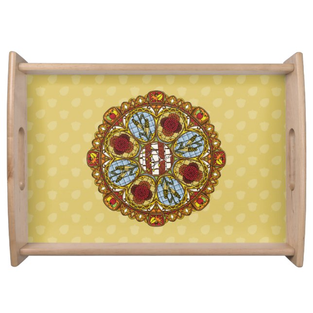 Fall Nouveau Serving Tray (Front)