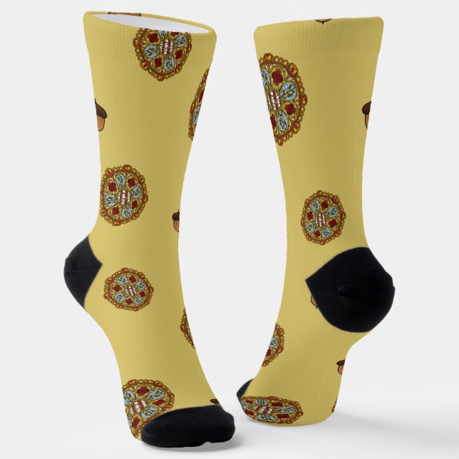 Fall Nouveau Socks (Angled)