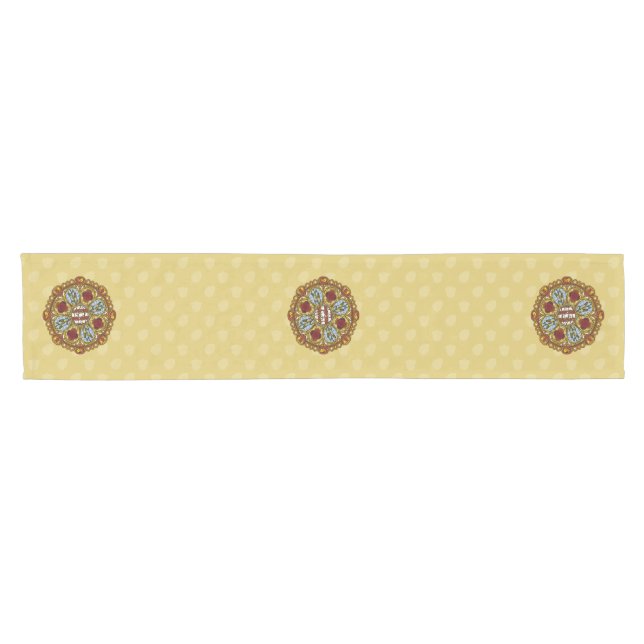 Fall Nouveau Table Runner (Horizontal)