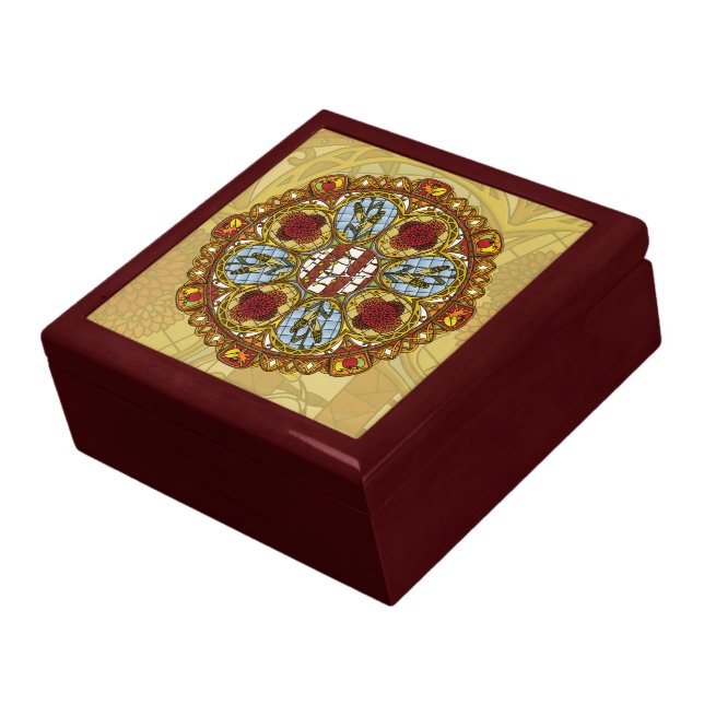 Fall Nouveau Tile Box (Side)