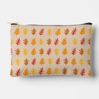 Fall Oak Leaves Accessory Pouch