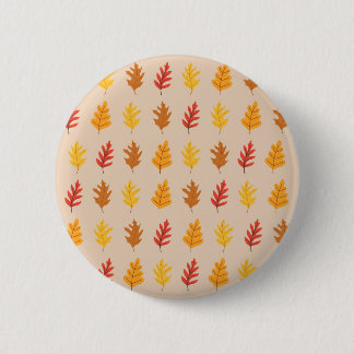 Fall Oak Leaves Button