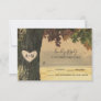 Fall Oak Tree Country Rustic Wedding RSVP Cards