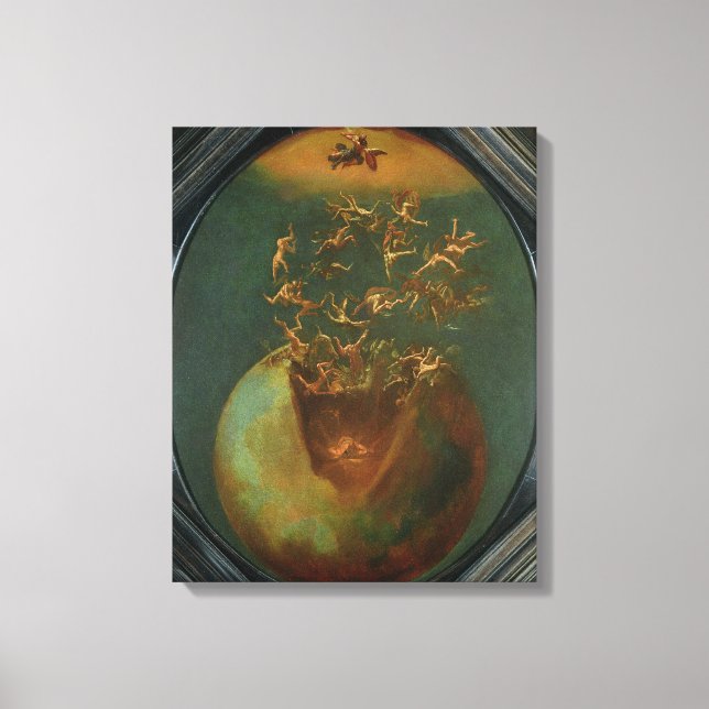 Fall of Satan and the Rebel Angels from Heaven Canvas Print (Front)