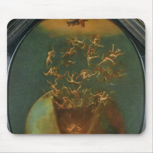 Fall of Satan and the Rebel Angels from Heaven Mouse Pad