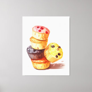 Fall of the Muffin Tower Canvas Print