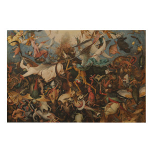 Fall of the Rebel Angels Pieter Bruegel Large Wood Wall Decor