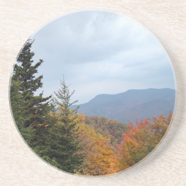 Fall on the Blue Ridge Parkway Drink Coaster (Front)