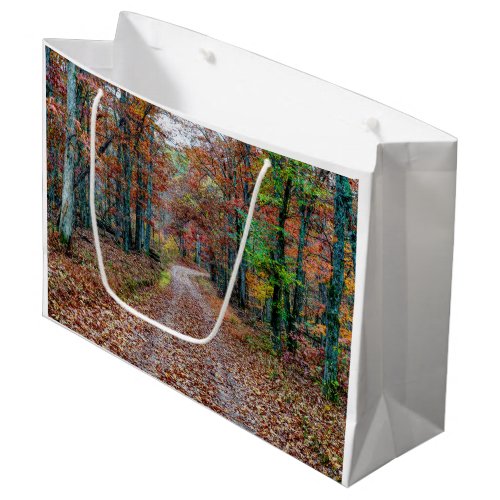 Fall On The Dirt Road new Large Gift Bag