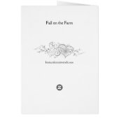 Fall on the Farm Cards (Back)