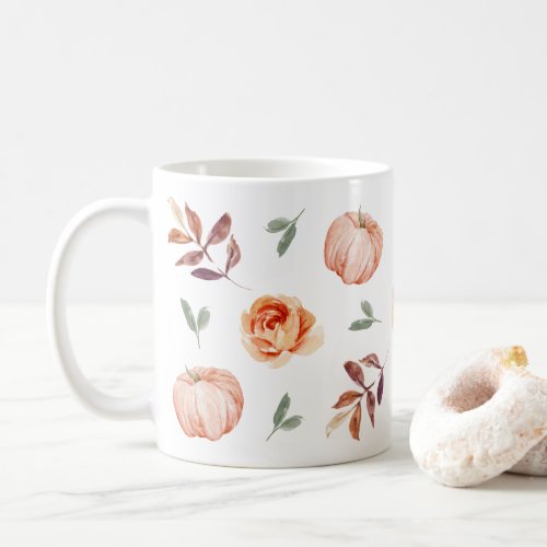 Fall Orange Pumpkin Mug 11 oz Coffee Mug