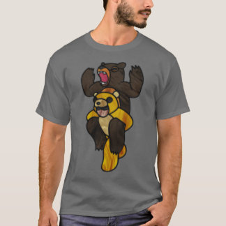 Fall Out Boy Folie Deux Digital Stained Glass Over T-Shirt