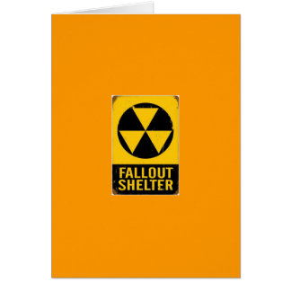 FALL OUT SHELTER CARDS