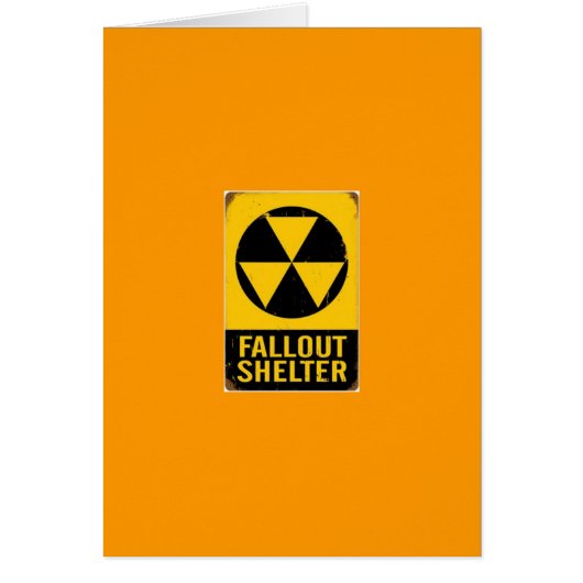 FALL OUT SHELTER CARDS (Front)