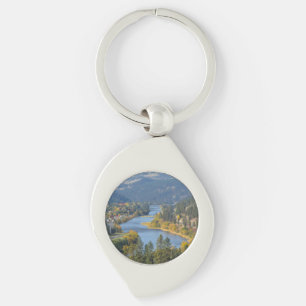 Fall Over Clearwater River Idaho  Keychain