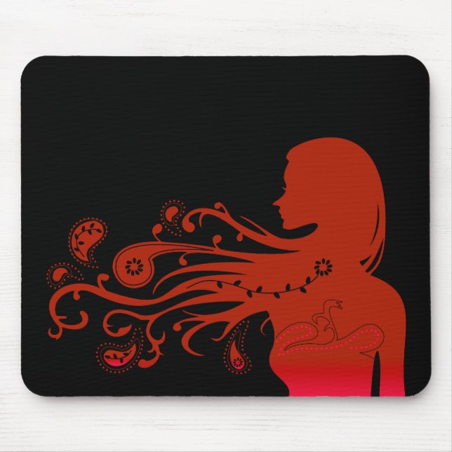 fall paisley mouse pad (Front)