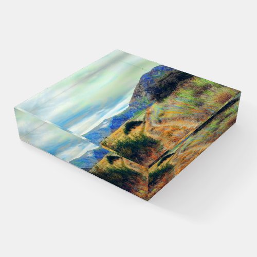 Fall panoramic nature landscape paperweight