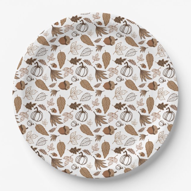 Fall Paper Plates (Front)