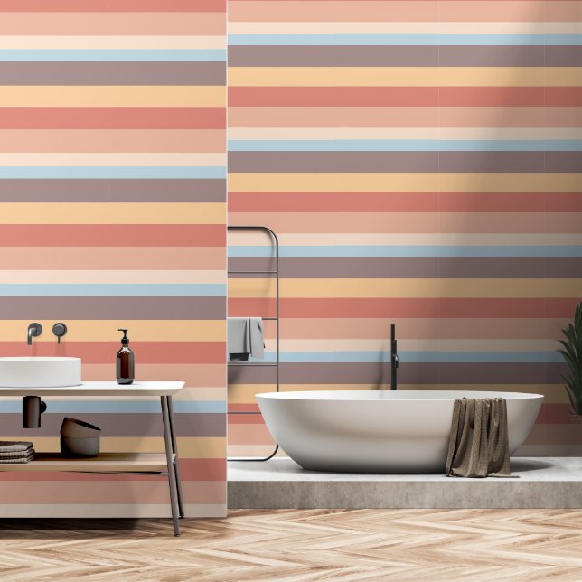 Fall pastel color scheme  wallpaper  (Bathroom)