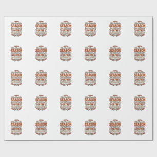 Fall Patriarchy Vintage Feminist Autumn Shirt Desi Wrapping Paper