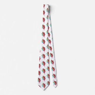 Fall Pattern Neck Tie
