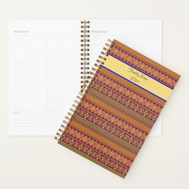 Fall pattern personalized planner (Display)