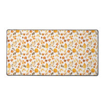 Fall Pattern with Pumpkins, Leaves:Autumn Elegance