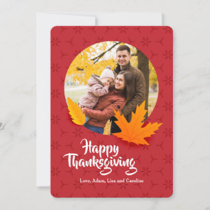Fall Photo Greeting Card