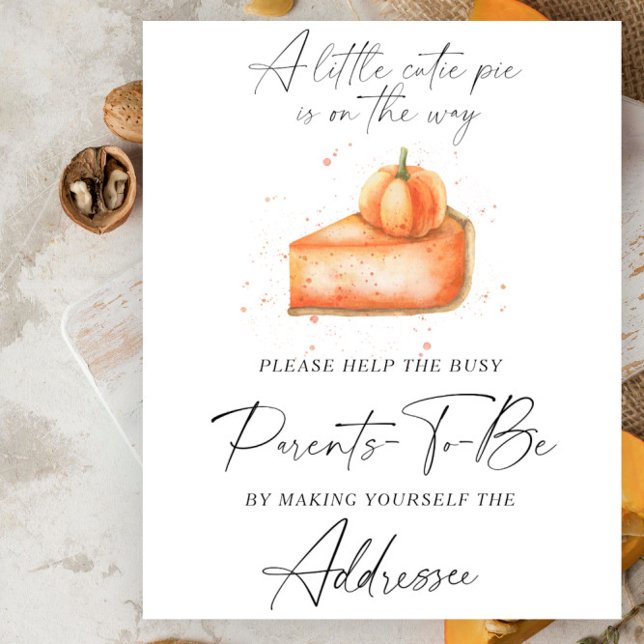 Fall pie - Help the Busy Parents-to-Be Addressee Poster (Creator Uploaded)