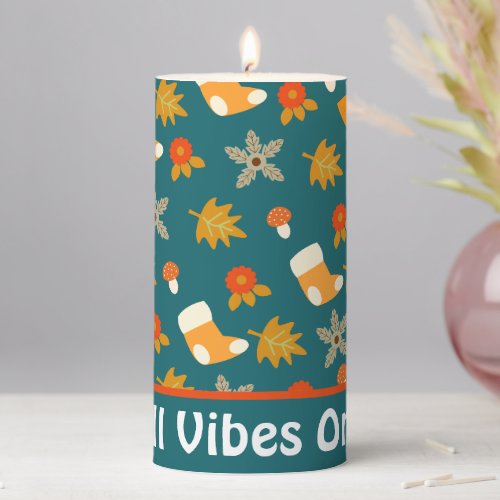 Fall  pillar candle