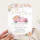 Fall Pink Pumpkin Baby Shower Invitation | Zazzle