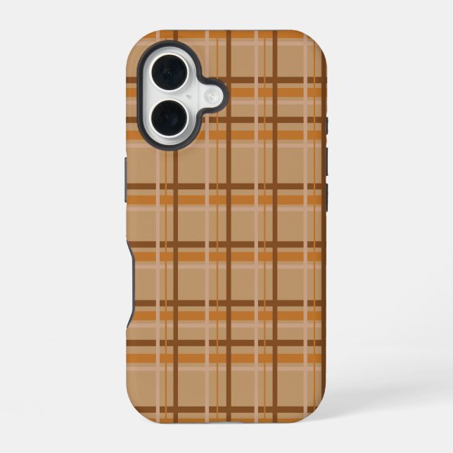 Fall Plaid iPhone Case (Back)
