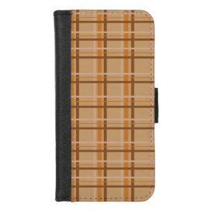 Fall Plaid iPhone 8/7 Wallet Case