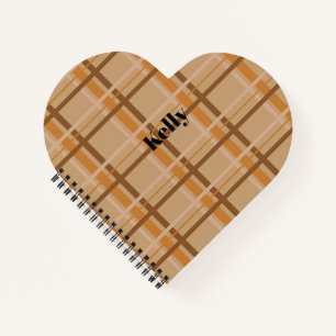 Fall Plaid Notebook