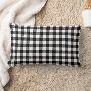 Fall Plaid Pattern Lumbar Pillow