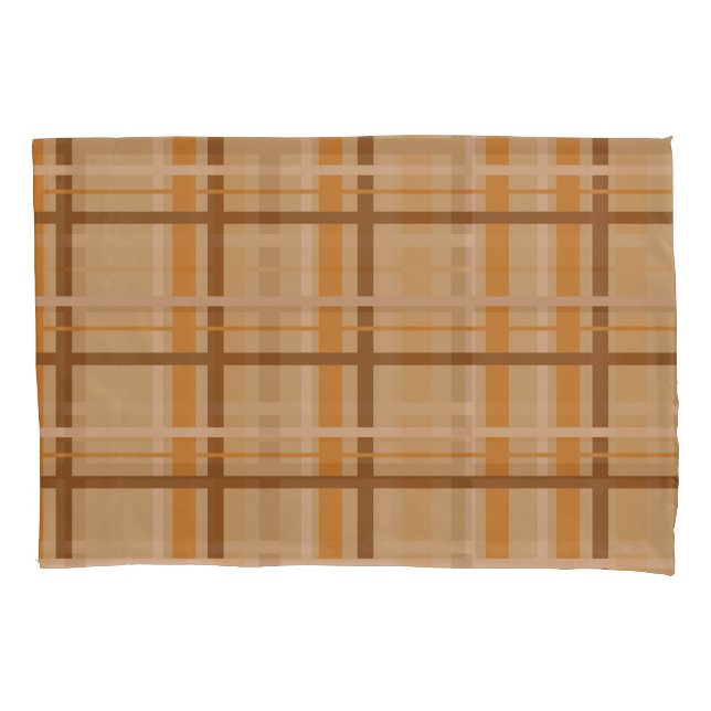 Fall Plaid Pillow Case (Front)