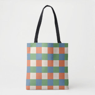 Fall Plaid Tote Bag