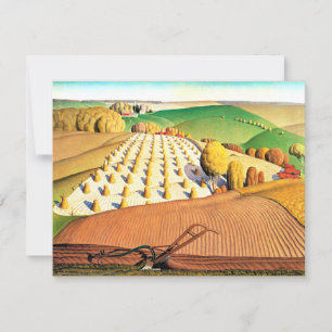 Fall Plowing, fine art America, Card