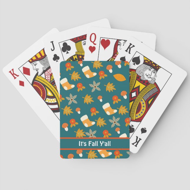 Fall Poker Cards (Back)