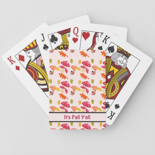 Fall Poker Cards