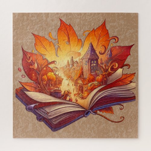 Fall Pop Up Book Puzzle