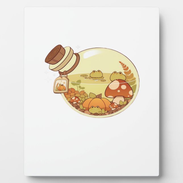 Fall Potion With Froggies Classic Plaque (Front)