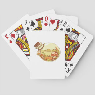 Fall Potion With Froggies Classic Poker Cards