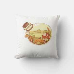 Fall Potion With Froggies Classic Throw Pillow