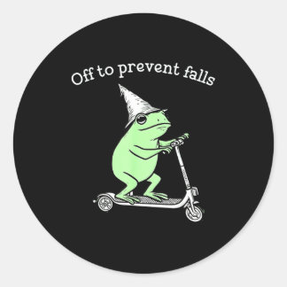 Fall Prevention Spt Pta Nurse Classic Round Sticker