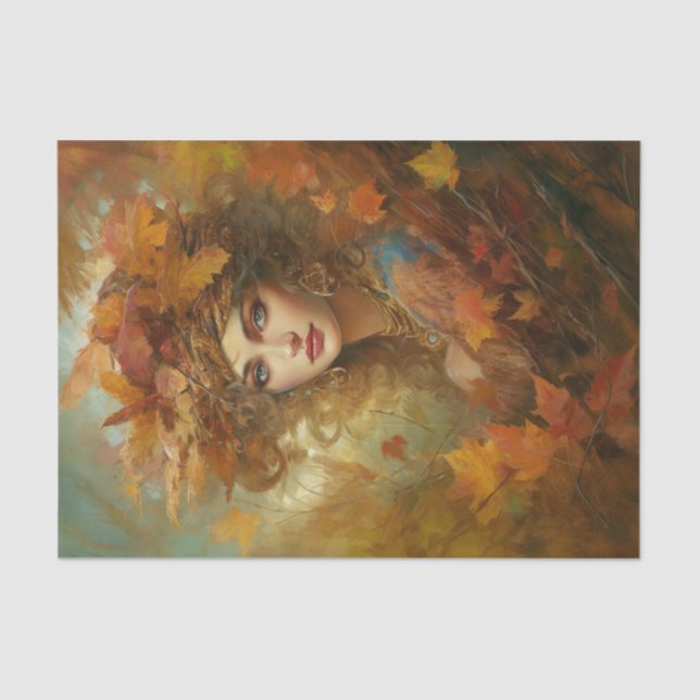 Fall Princess Tissue Paper (Front)